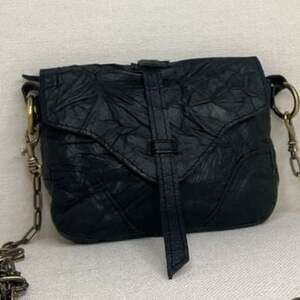 Monserat De Lucca Crinkled Leather Mini Crossbody Bag